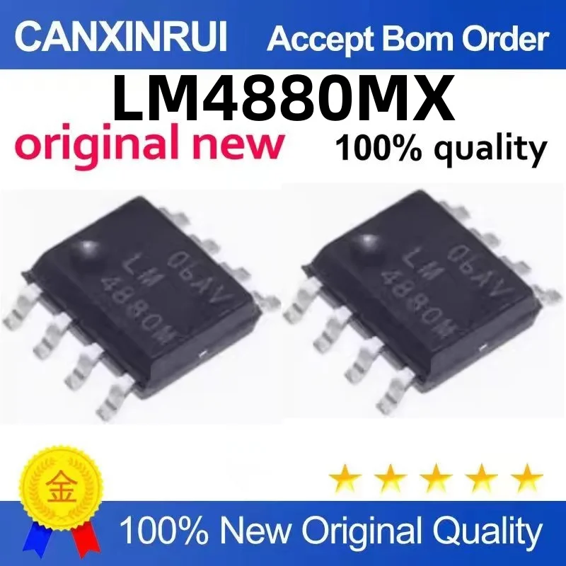 （10 pieces）LM4880MX LM4880M LM4880 SOP-8 Audio Amplifier IC