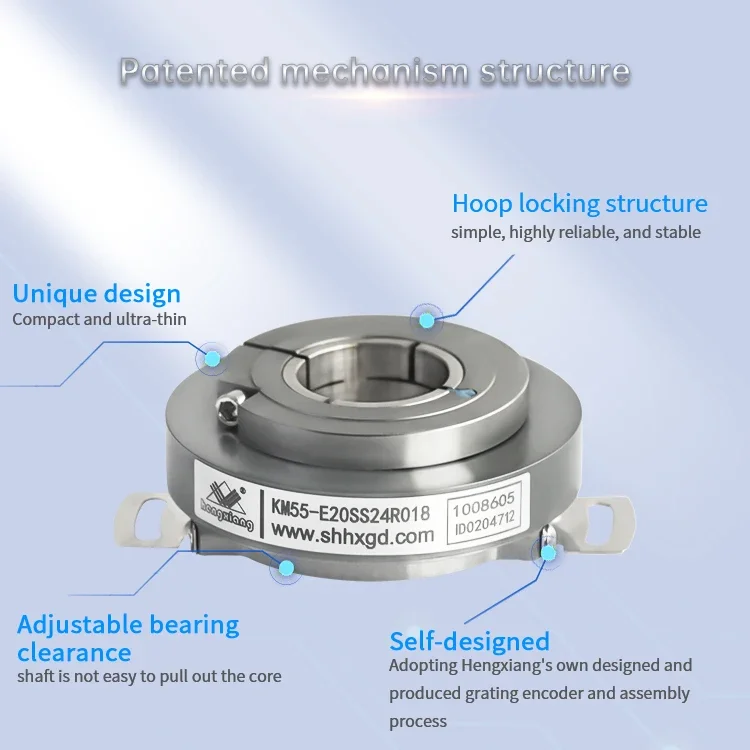 2025 24 Bit Single Turn Absolute Encoder Professional Customize Encoder Rs485 KM55 17 Bit Absolute Encoder