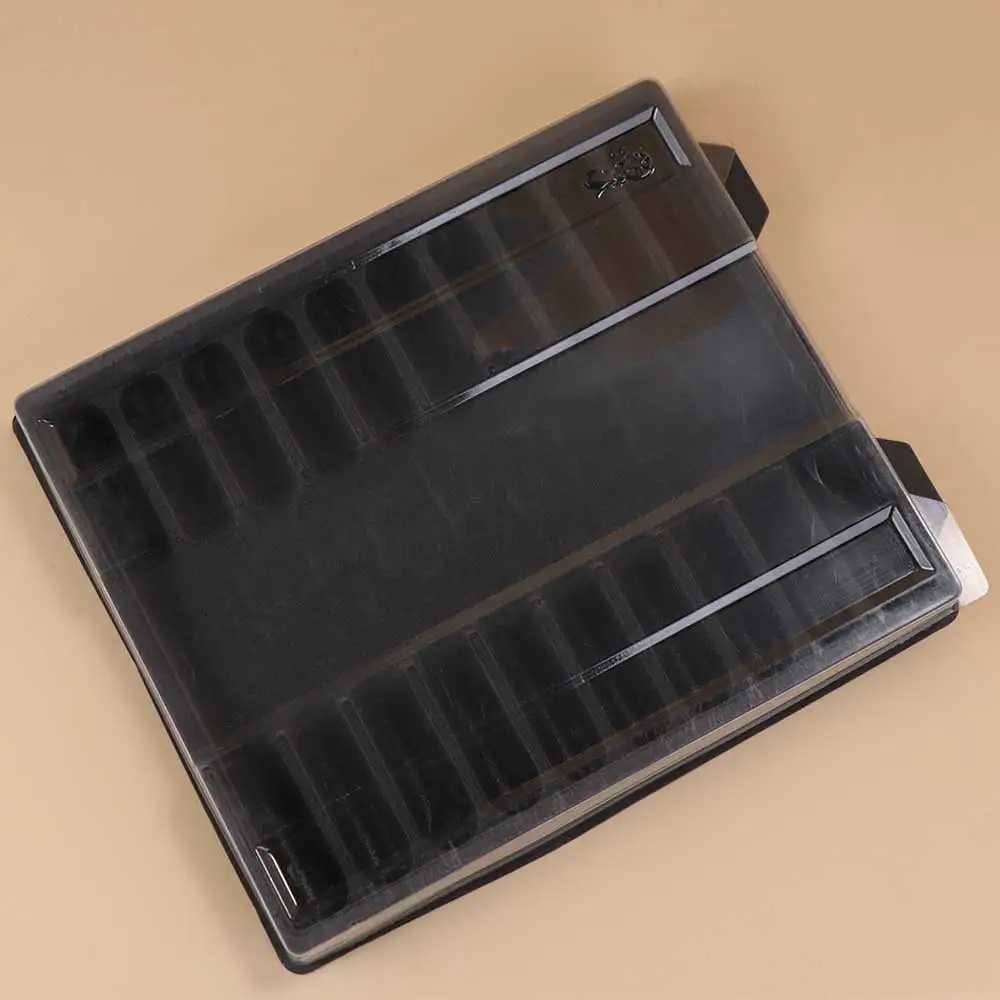 Transparent Fountain Pen Box Storage Case Hold 10 Pens Pen Organizer Box Plastic Stationery Pens Display Case Studnet Use