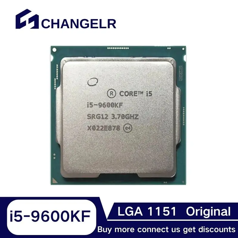 

Processor Core i5-9600KF SRG12 6Cores 6Threads LGA1151 i5 cpu 14nm 4.6GHz 9Mb L3 LGA1151