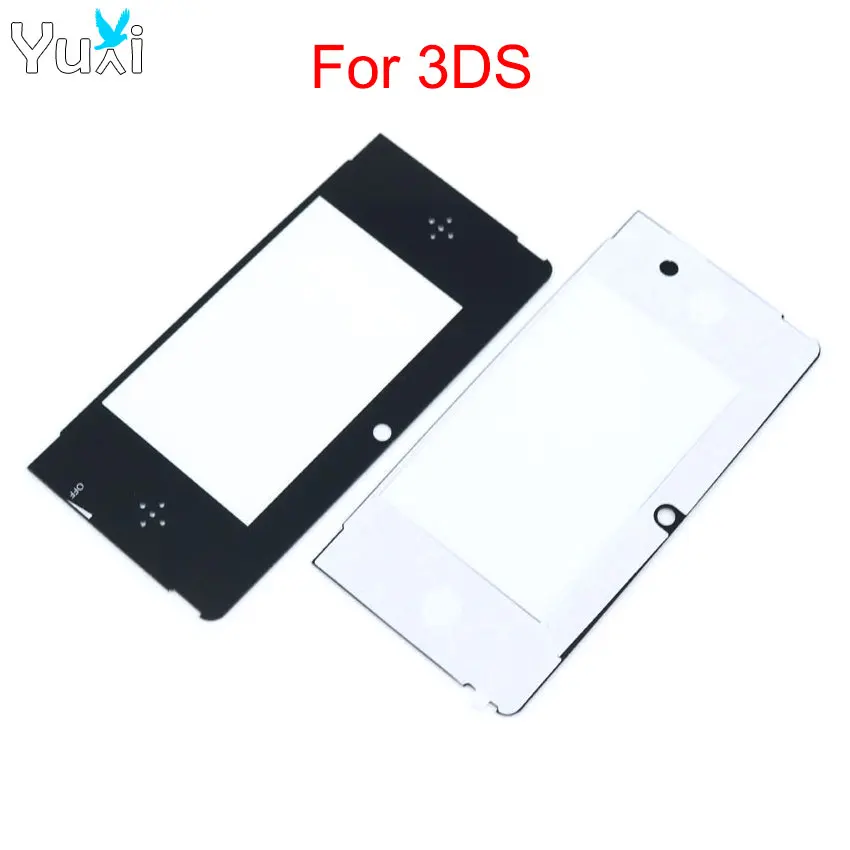 YuXi Plastic Upper Screen Frame Lens Cover Replacement For 3DS Top LCD Screen Protector Accessories