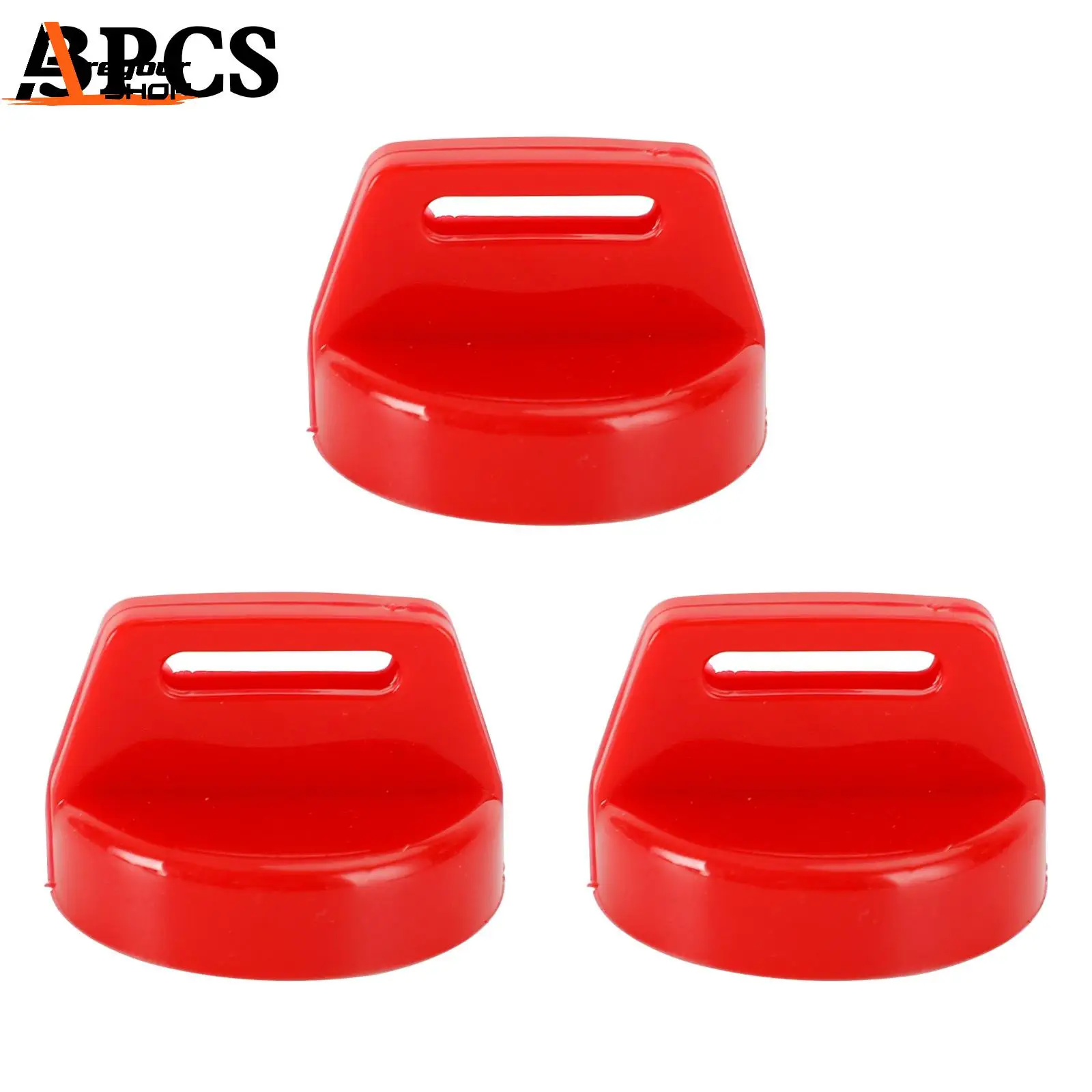 

Areyourshop 3x Key Cover 5433534 5431964 For Polaris Sportsman RZR Ranger XP Magnum Red Motor Accessories