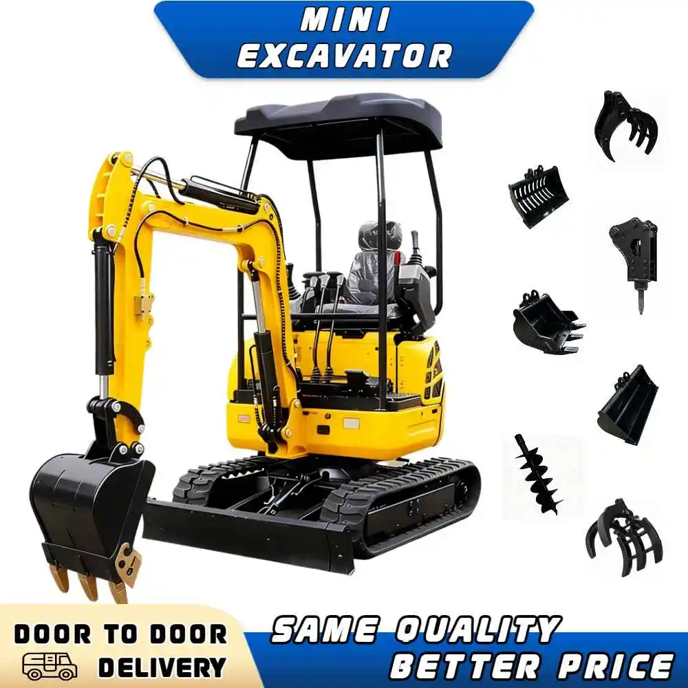 

1.5Ton/2.5Ton Mini Digger Yanmar Engine Diesel Crawler Excavator CE Efficient Backhoe Agriculture Forestry Machinery