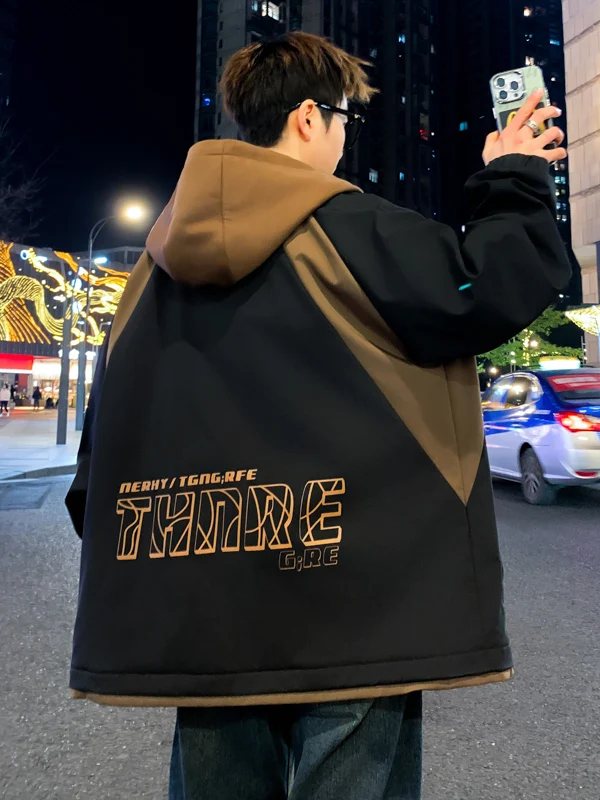 

Молодежная мужская свободная посадка Jaet College Sle, весенне-осенняя модная новая верхняя одежда, студенческое пальто, одежда из полиэфирного волокна