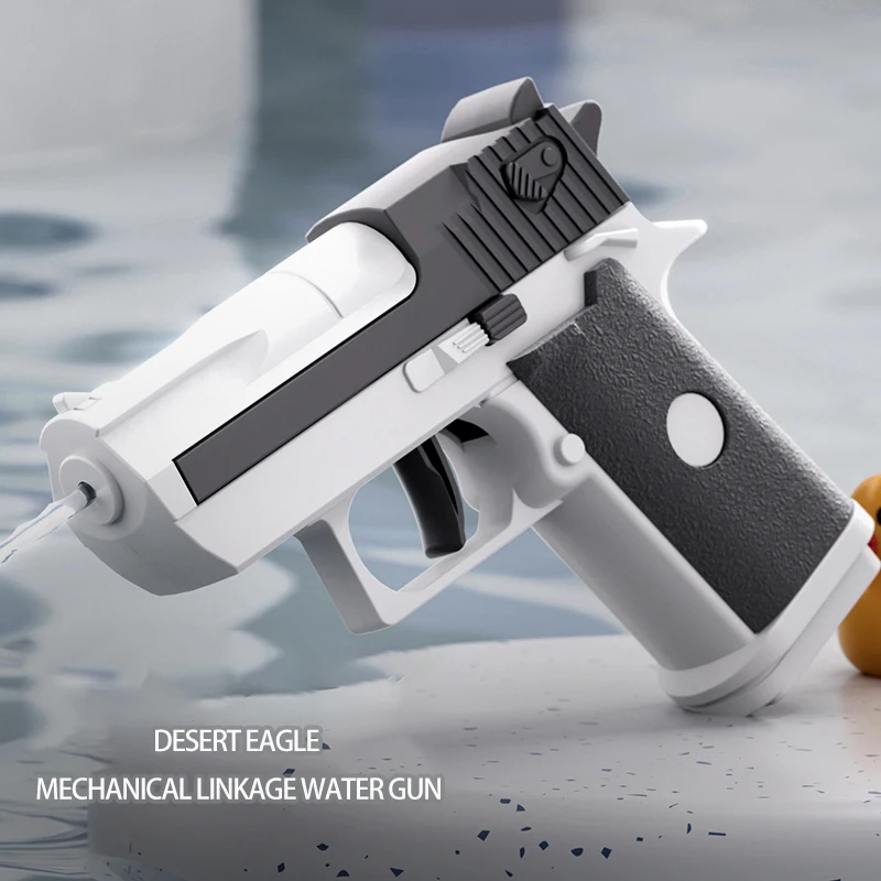 Mini pistola de agua Manual para niños, juego de tiro de pistola de Águila del desierto, juguete de lucha, juego de agua, juguetes al aire libre