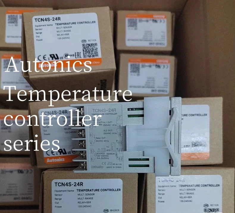 

TCN4S-24R Autonics Digital Intelligent Temperature Controller Sensor Dual Display Output 48*48 100-240V Single-row Display