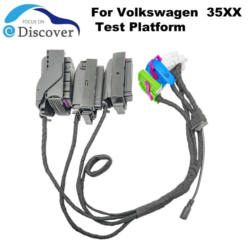 NEW For Volkswagen 35XX Test Wiring Harness Platform ECU adapting Test Harmess Platform 35XX IMMO Type Key Making