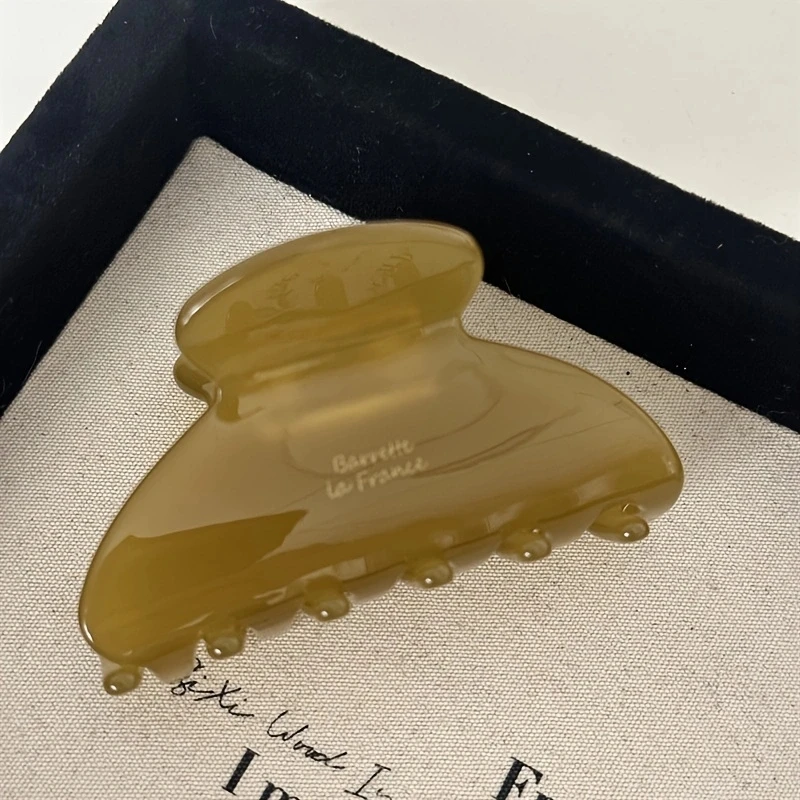 Elegante Haarklammer aus Acetat, mittlere Größe, süße Haarspange, Hai-Clip, Damen-Haarschmuck, Kopfbedeckung