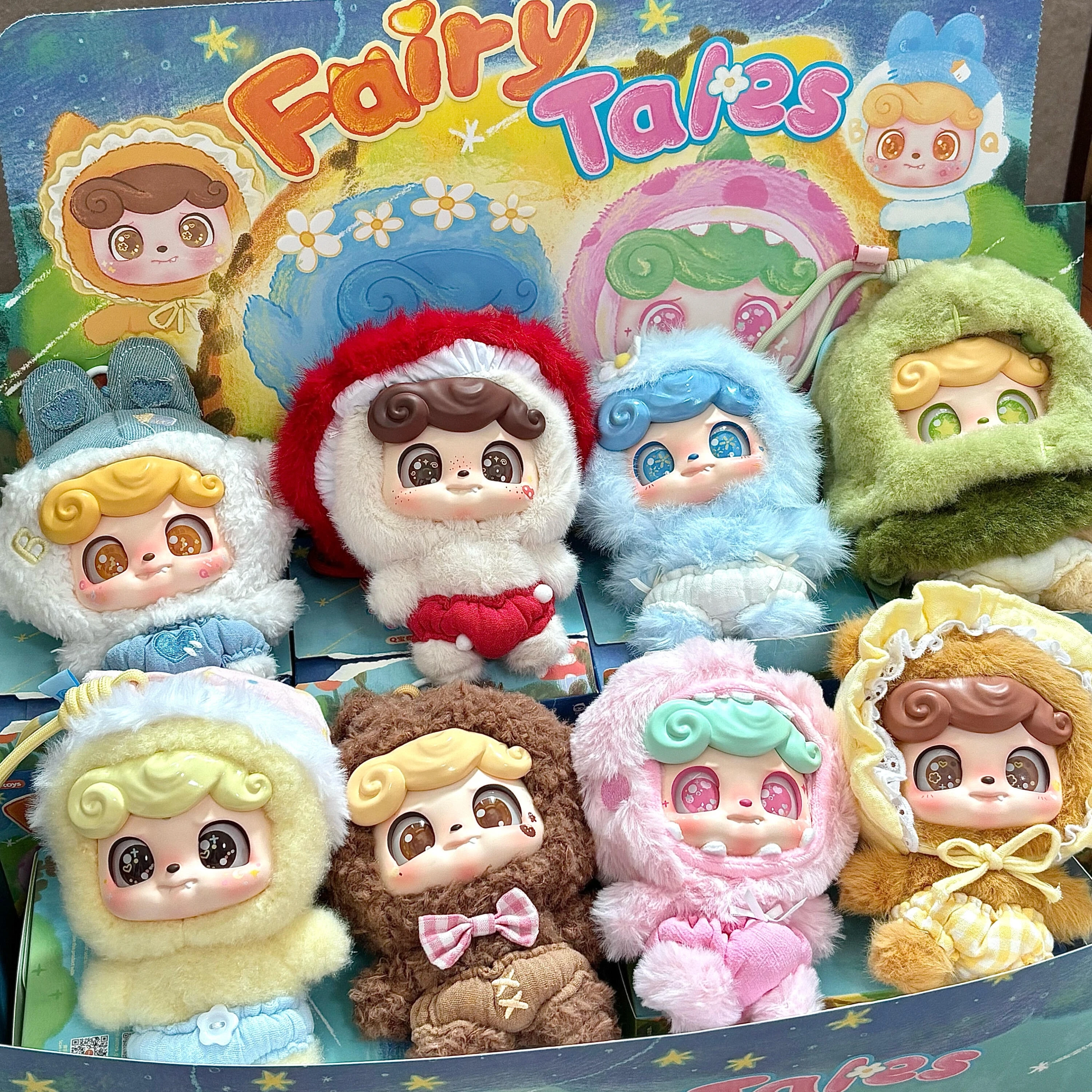 

Genuine Q.Kid Fairy Tale Series Vinyl Plush Blind Box Cute Doll Model Decorative Pendant Collection Toy Mystery Box Child Gift