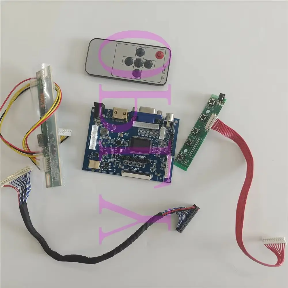Controller board HDMI-compatible AV VGA Kit for B154EW02 V1 B154EW02 V7 B154EW02 1280×800 15.4