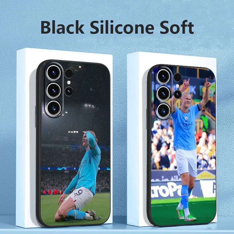 Phone Case for Samsung Note 20 10 9 Cover Galaxy S23 S22 Ultra S20 S21 FE S10 S9 S8 Plus Funda Football 9 Erling Haaland