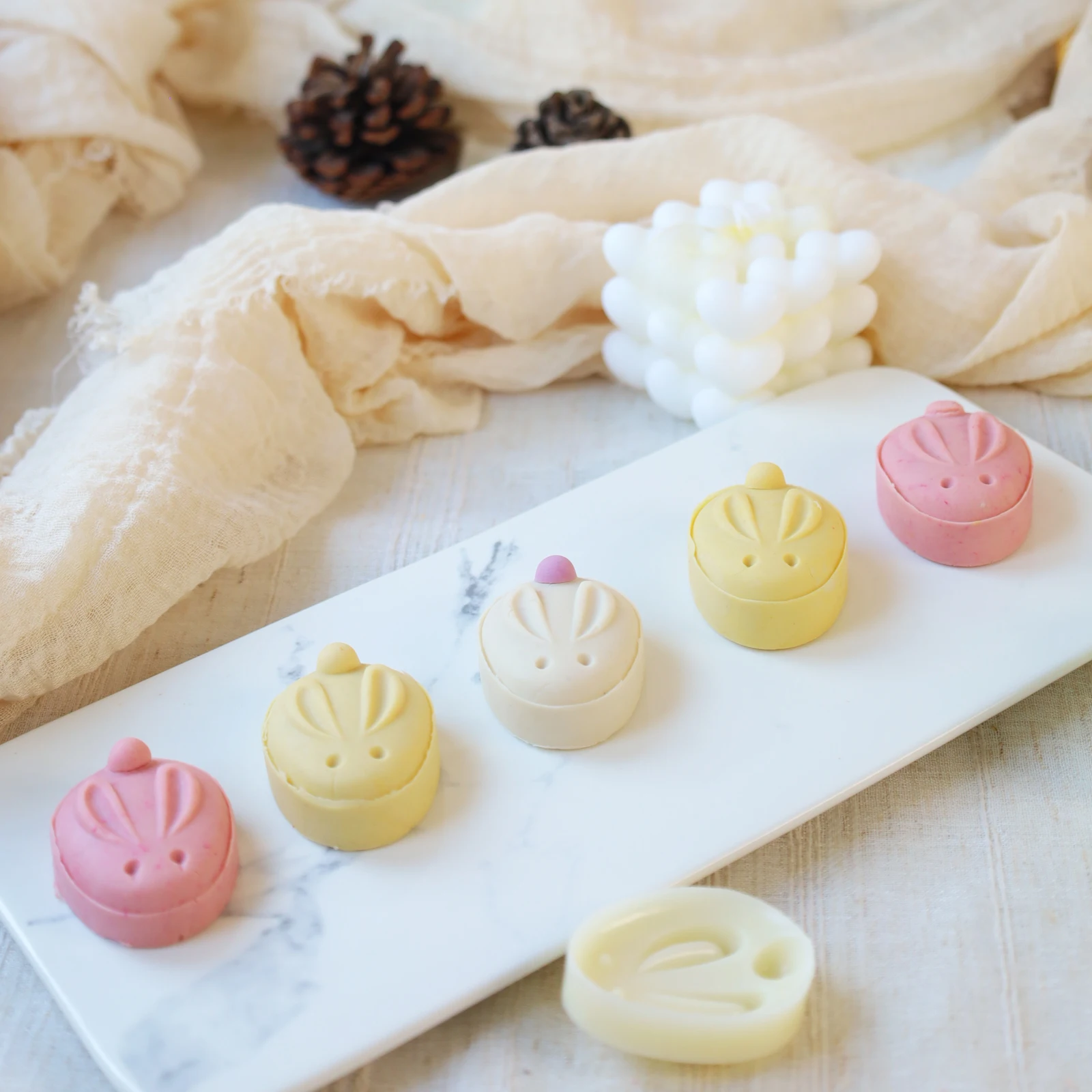 

50 г кролик лунный торт ручной прессованная форма кролик животное прекрасный рисовый торт кондитерские изделия десерт фасоль мунг ананас торт кухонные принадлежности гаджеты