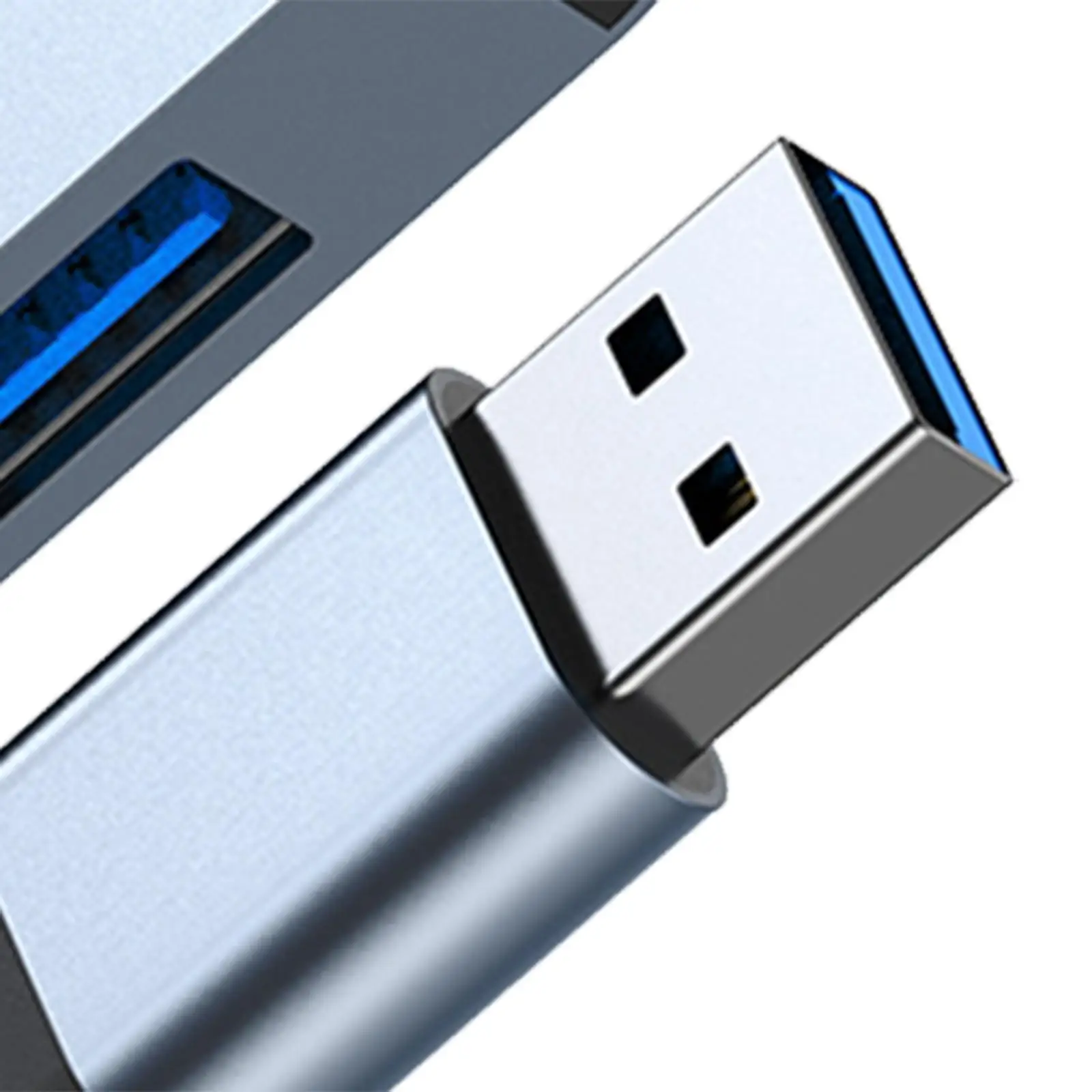 USB 3.0 Hub Expander c سليم سبائك الألومنيوم المحمولة لأجهزة الكمبيوتر المحمول