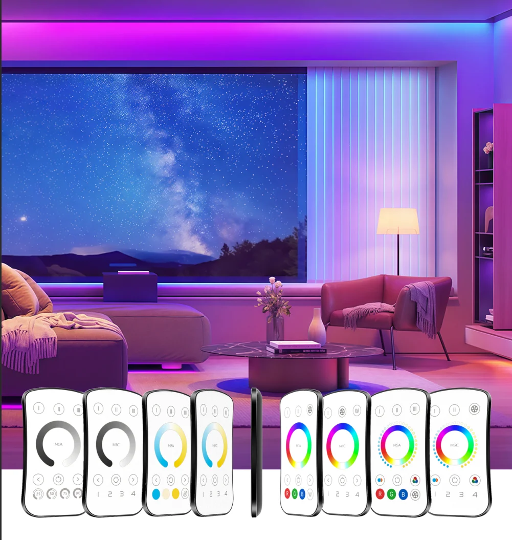LTECH 4-channel CV output LED controller for dimmable/CT/RGB/RGBW/RGBCW