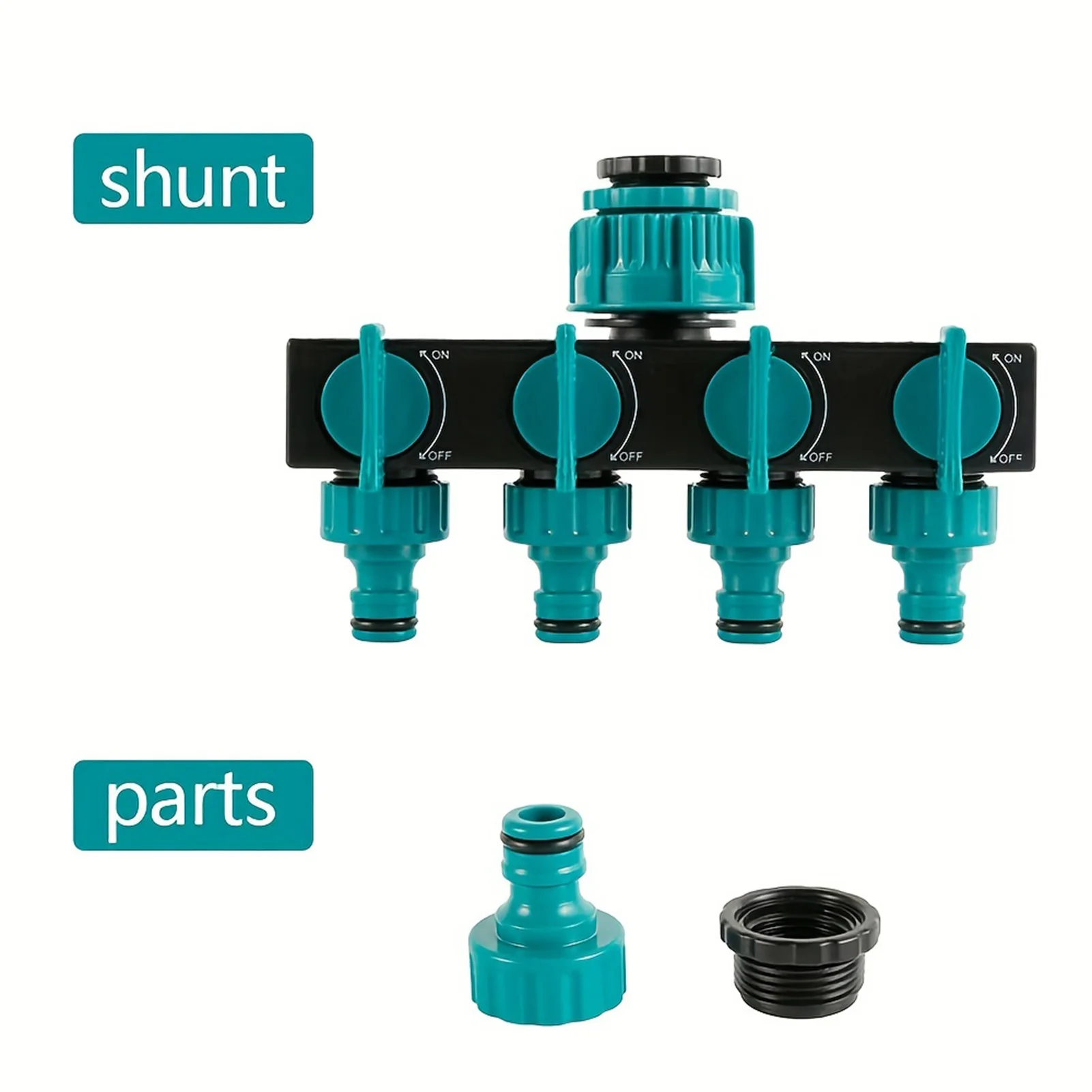 

4-Way Water Splitters Drip Irrigation Garden Hose Splitter Garden Tap Watering Connector Distributor For Outdoor Garden Faucet