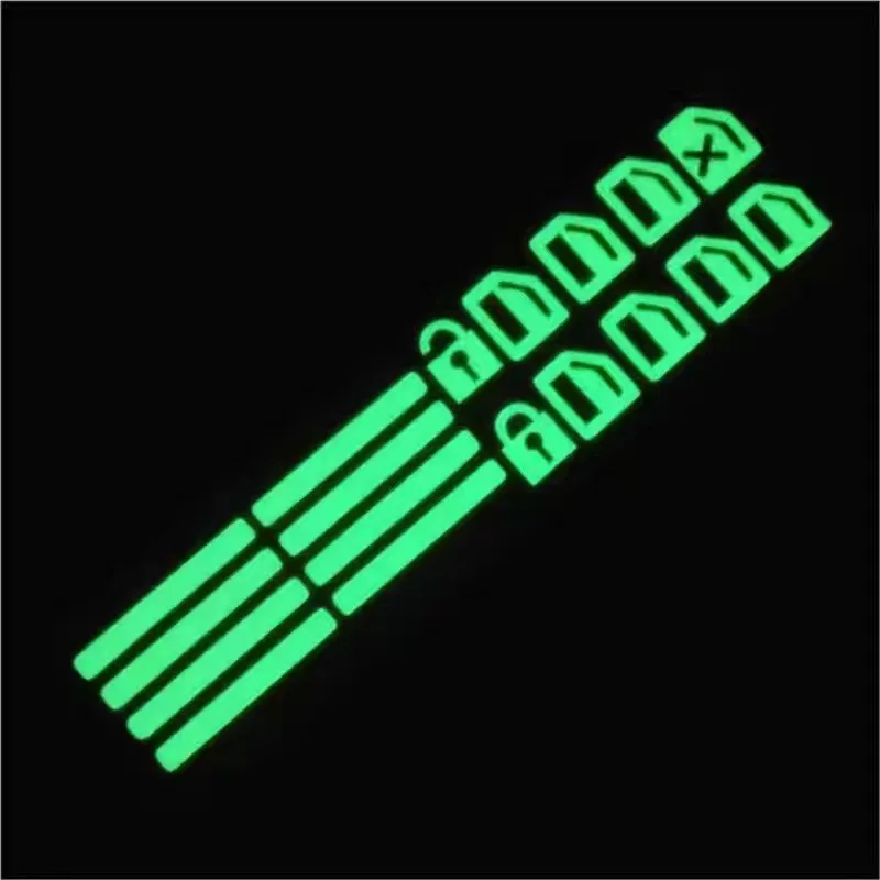 

Waterproof Luminous Sticker Window Control Panel Button Glowing In Dark Decal Night Locator For Tesla VW Audi Toyota All Cars