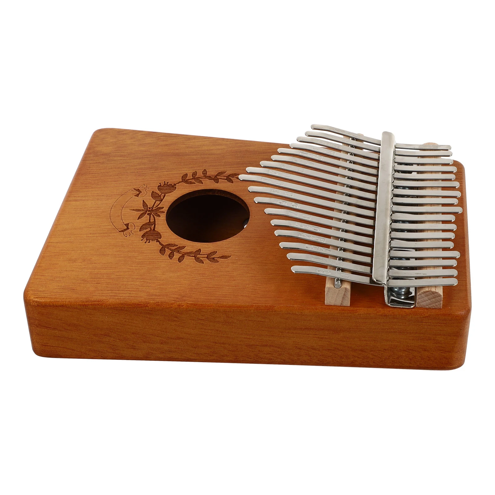 

1 Set 17 Tones Kalimba Thumb Piano Portable Music Instrument For Beginners Premium Finger Piano Durable Mini Kalimba