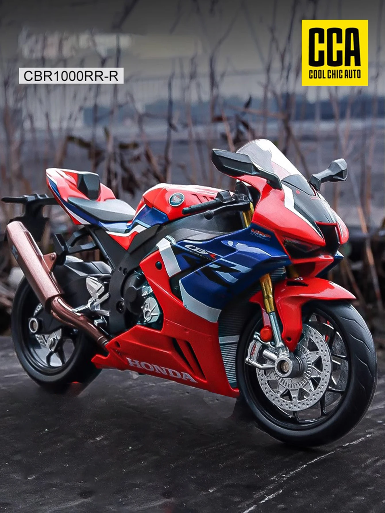 

CCA 1:12 motorbike model Die-casting technology alloy body Desktop ornament Children's Christmas Halloween gift