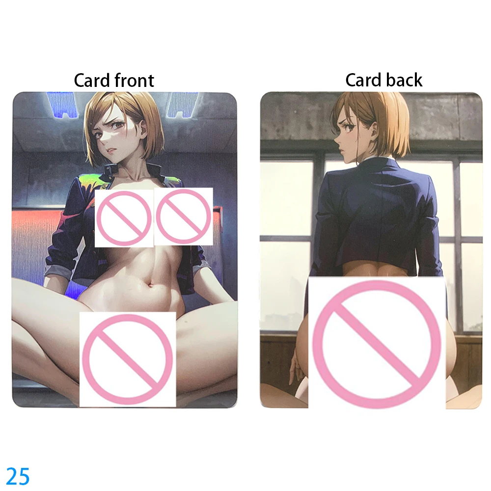 Final Fantasy Tifa Lockhart Sexy Nude Card Big Chested Beauty Anime Collection Card Refractive Color Flash Anime Peripheral Gift