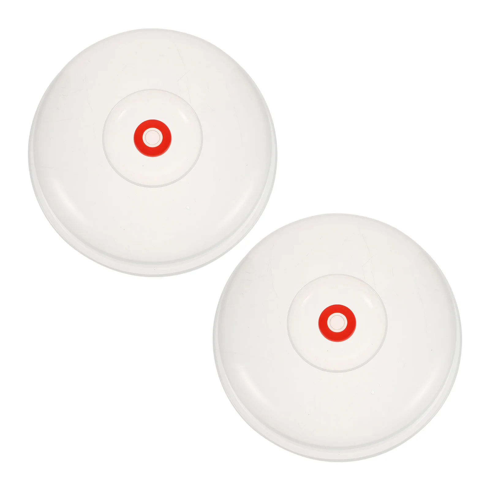 

2pcs Microwave Splatter Cover 24Cm/9.43In Clear Vented Plate Lid For Food Protection Kitchen Use Dish Bowl Cover Oven Safe