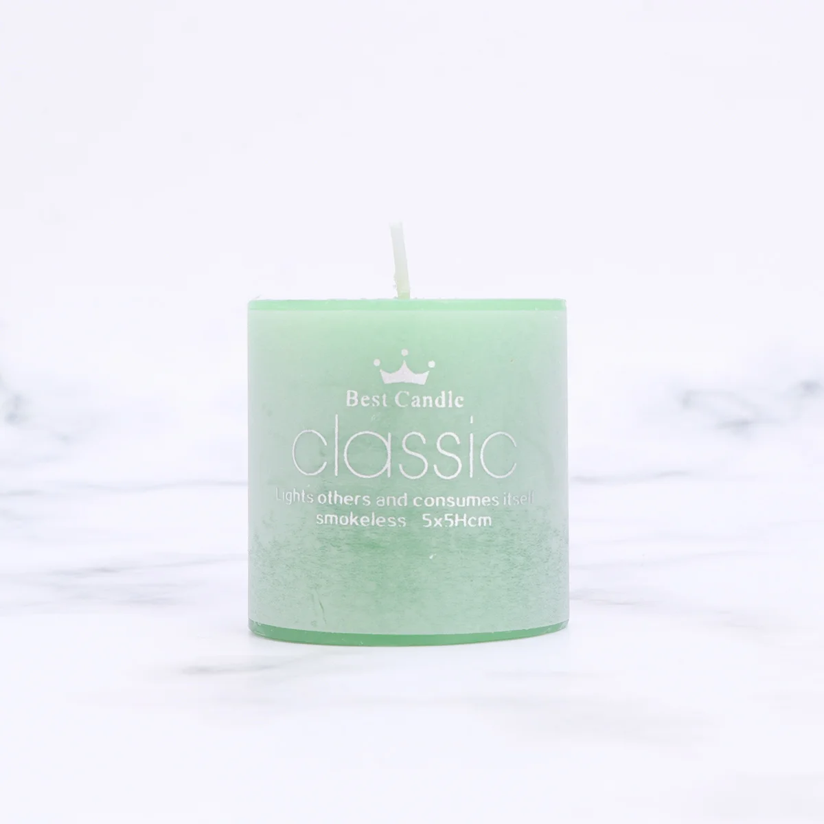 

6Pcs Birthday Aromatherapy Candles Smokeless Scented Green Tea for Wedding Party Spa Decorative Long Burn Time