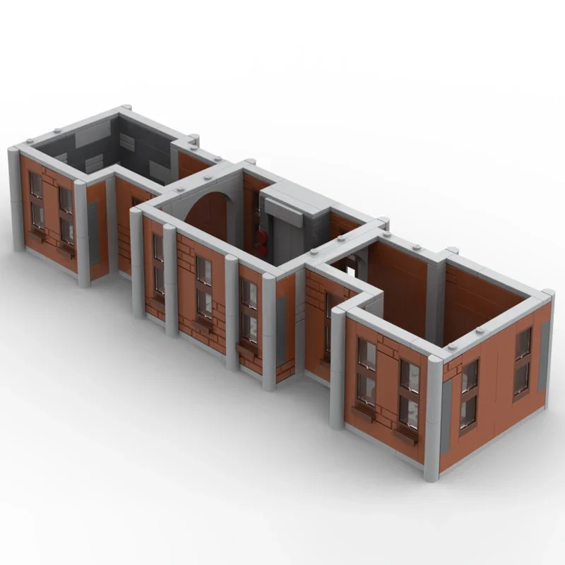 الفيلم الشهير MOC اللبنات أرضية إضافية للمجموعة 76294 العمارة Diorama تكنولوجيا الطوب جمع اللعب هدية عيد الميلاد