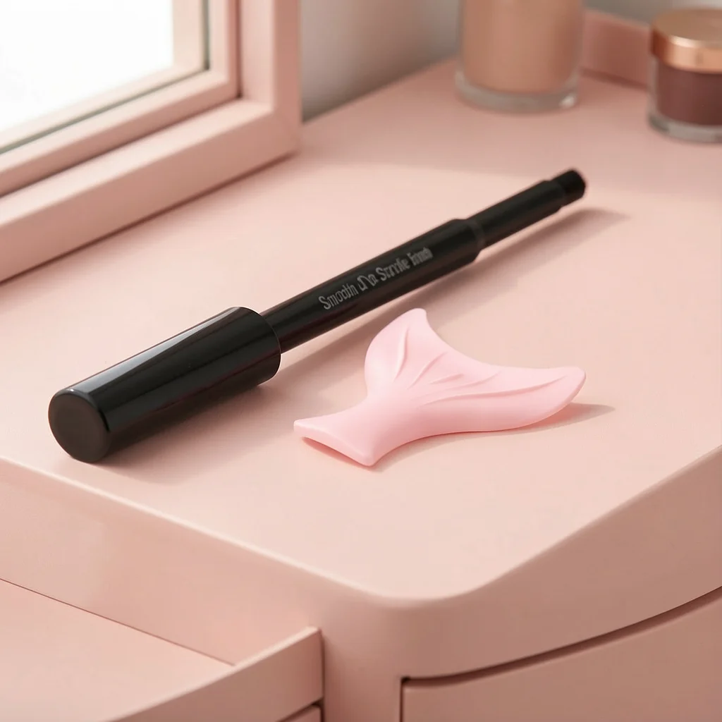 Makeup Stencil Guide Skin Friendly Lash Comb Plastic Makeup Auxiliary Tool Lightweight Brow Brush For Eye Makeup Home Use