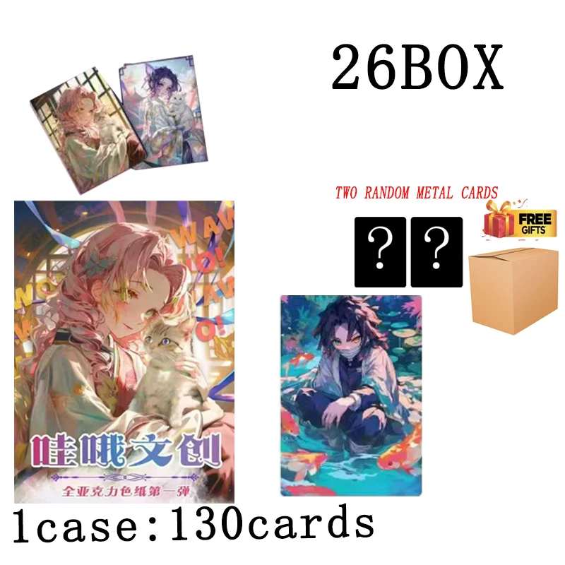 

Wow Wenchuang, оптовая продажа, коллекционные карты «Убийца демонов», коробка-бустер, акриловые детские игрушки, игральные карты, коллекционная игра, игра в кальмара