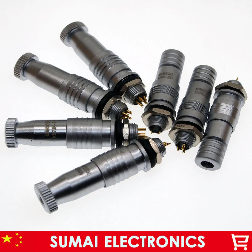 Sample,2Pin/3Pin/4Pin/5Pin,6mm 7mm mic circular connector,XS6 XS7,Aviation plug interface