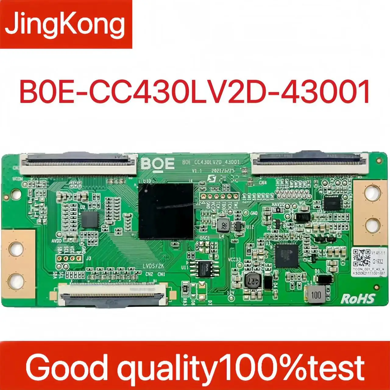 Original for xiaomi millet L43M7-EA Tcon Board B0E-CC430LV2D-43001 Screen L43M7-EA-B0E