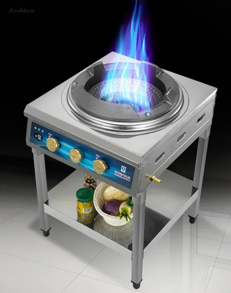 Commercial Hotel-Dedicated Liquefied Gas Stove - Automatic Flameout Protection, Fierce Fire, Anti-Leakage, Single Stove