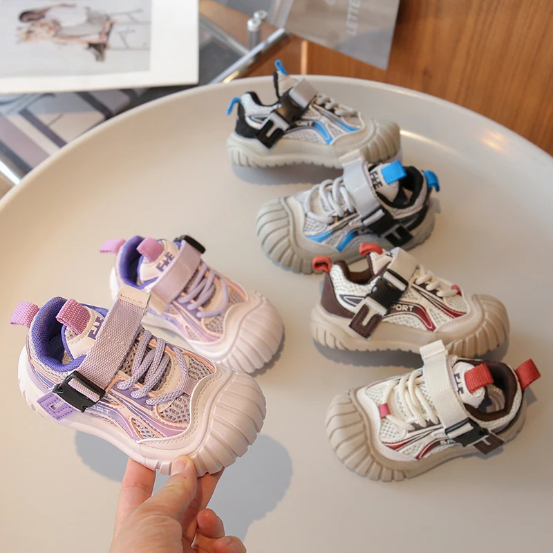 

Children Casual Shoes Baby Girls Boys Sneakers Anti Slip Soft Sole Toddler Kids Shoes Breathable Mesh Infant Walking Shoes