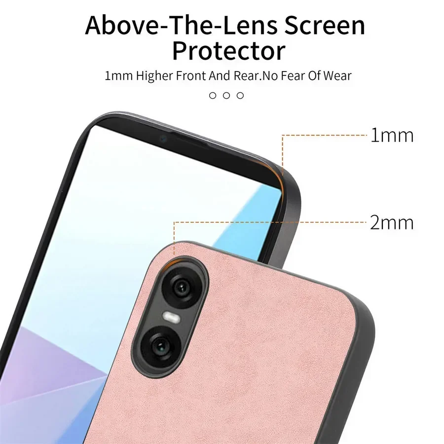 Magsafe Case For Sony Xperia 10 1 VI 2024 Wireless Charge Magnetic Back Funda For Xperia 5 V 10 V 1VI 1 V 10VI Leather Cover