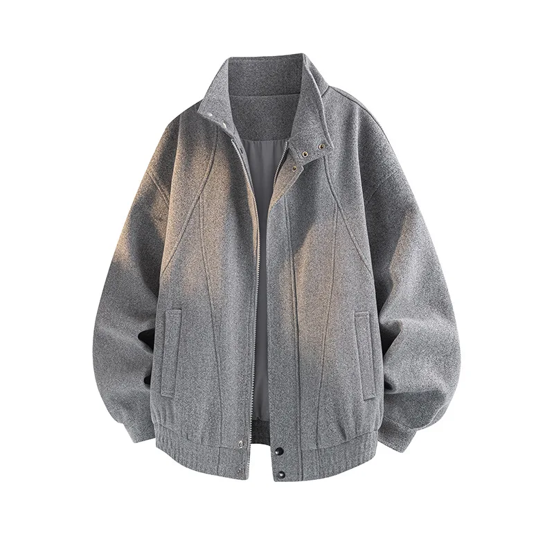 

Новая мужская куртка, свободная и универсальная американская ретро-дизайн с лацканами, трендовая куртка-карго, мужское пальто для пожилых людей