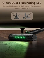 Cordless Stick Vacuum Cleaner 600W/58Kpa/up to 65 Mins Running Time 3 Suction Modes Washable HEPA Filter Digital Display 4-in-1 Handheld Vacuum Self Standing Anti-Clog Roller Brush for Hardwood Carpet Pet Hair US Household 4
