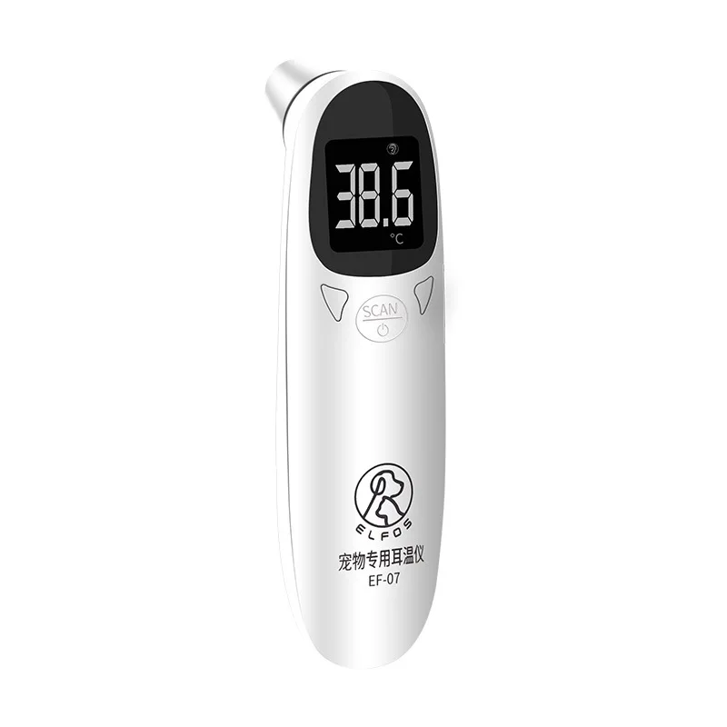 Elfos Pet Ear Thermometer EF-07 Infrared Digital For Cats Dogs Temperature Gun