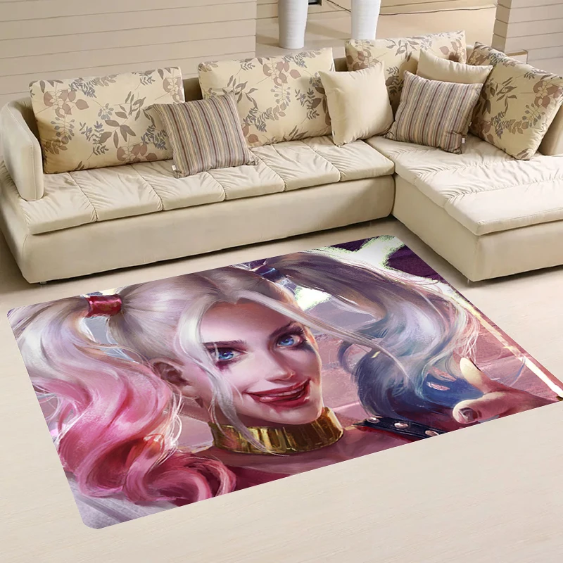 

Carpet Entrance of House H-Harleys Sexy Girl Q-Quinns Anime Living Room Movie Home Door Mat Rugs Balcony Carpets Kitchen Rug