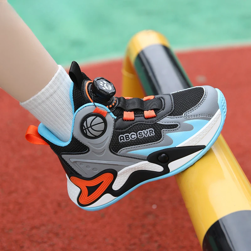 

Boys' Sports Shoes 2024 Spring and Autumn New Mesh Breathable Girls' Casual Running Shoes.