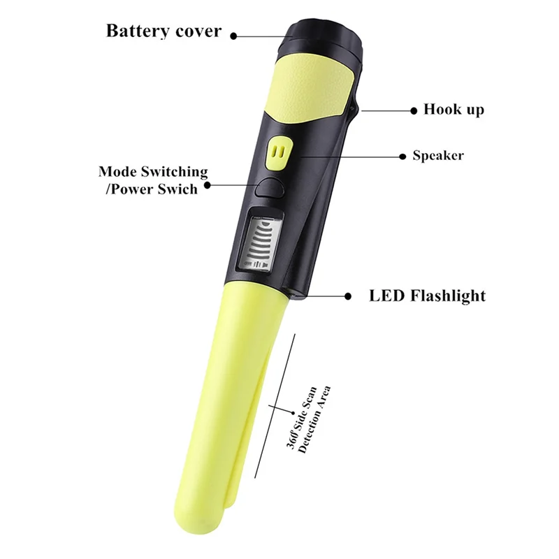 A84E-Garden Detecting Waterproof Metal Detector High End Power Gold Detector Metal Monitor Finder Mining Hunter Signal