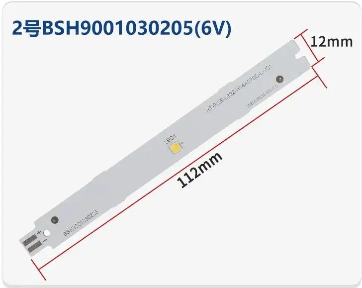

New for Siemens Bosch Refrigerator for Refrigeration Lighting LED Strip BSH 9001030205 9001069888 3V Parts