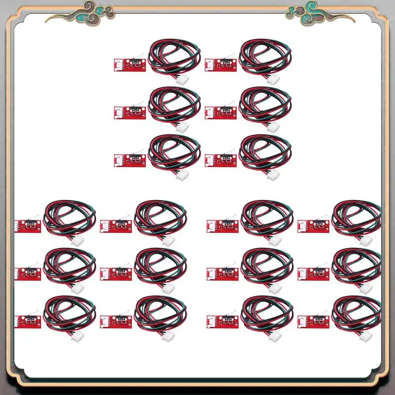 

A46M-18Pcs Mechanical Endstop Limit Switch Press Switch Module For 3D Printer Makerbot Prusa Mendel Reprap Cnc Arduino Mega