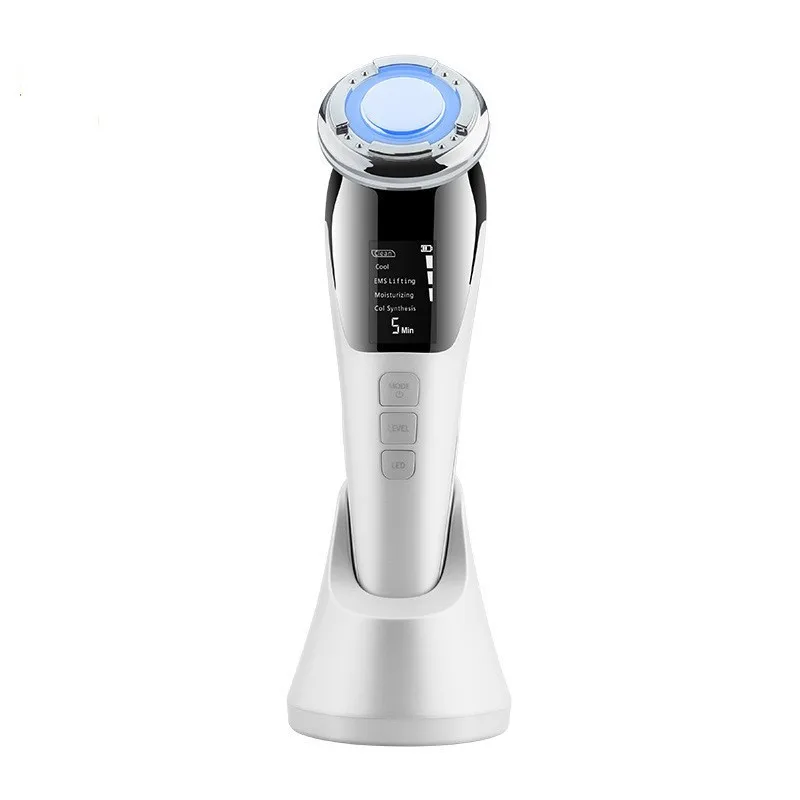 Multi-Functional Beauty Devices Household Photon Skin Rejuvenation Device EMS Microcurrent Hot Cold Infuser Face Lift