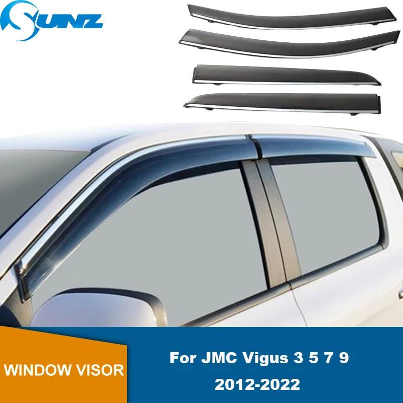 

Window Visor Sun Rain Guard For JMC Vigus 3 5 7 9 2012 2013 2014 2015 2016 2017 2018 2019 2020 2021 2022 Weathershield Deflector