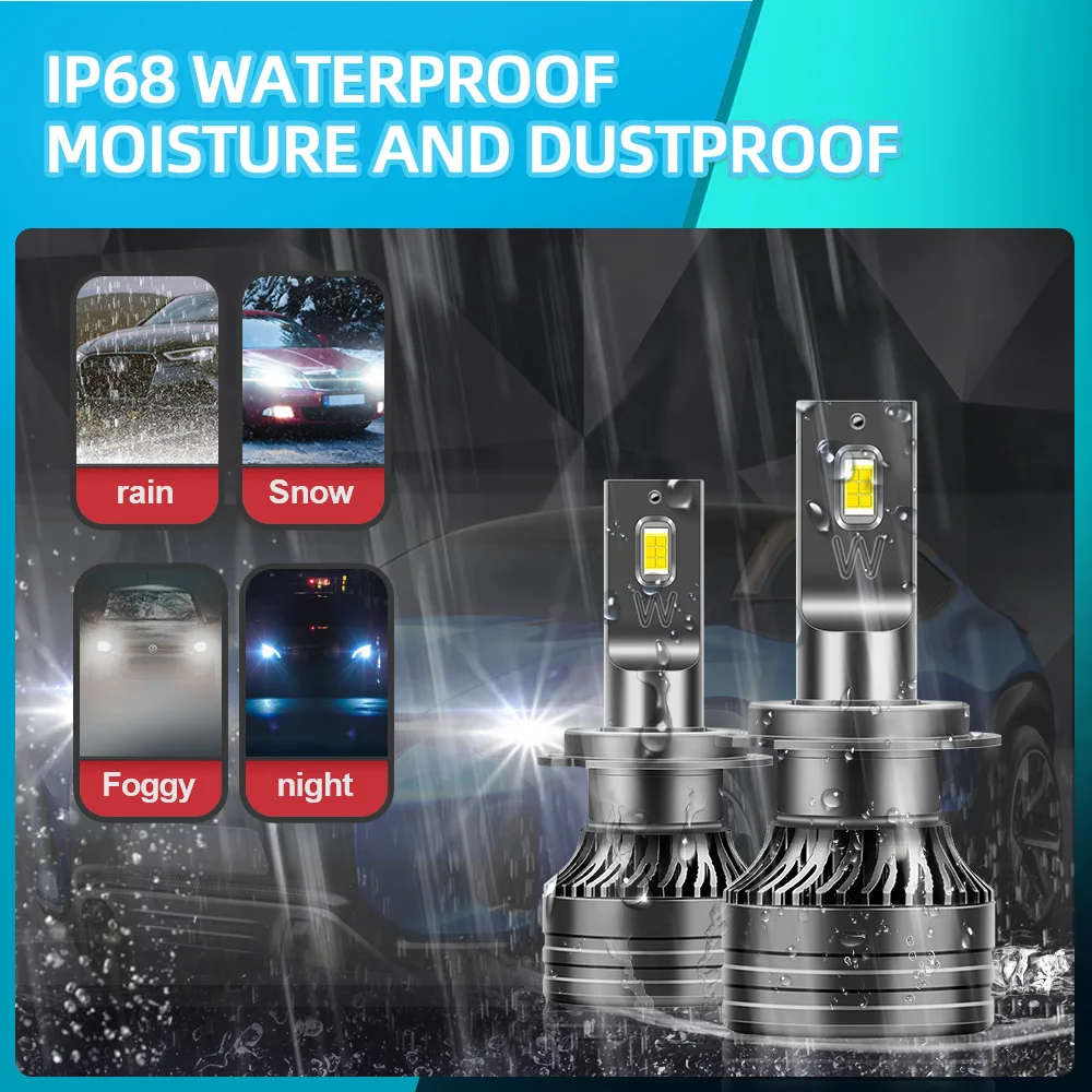 2 قطعة LED المصباح Canbus لا خطأ 120 واط H7 سيارة العلوي 20000LM 6000 كيلو الأبيض LED كشافات CSP رقائق لرينو ميجان 1999-2009