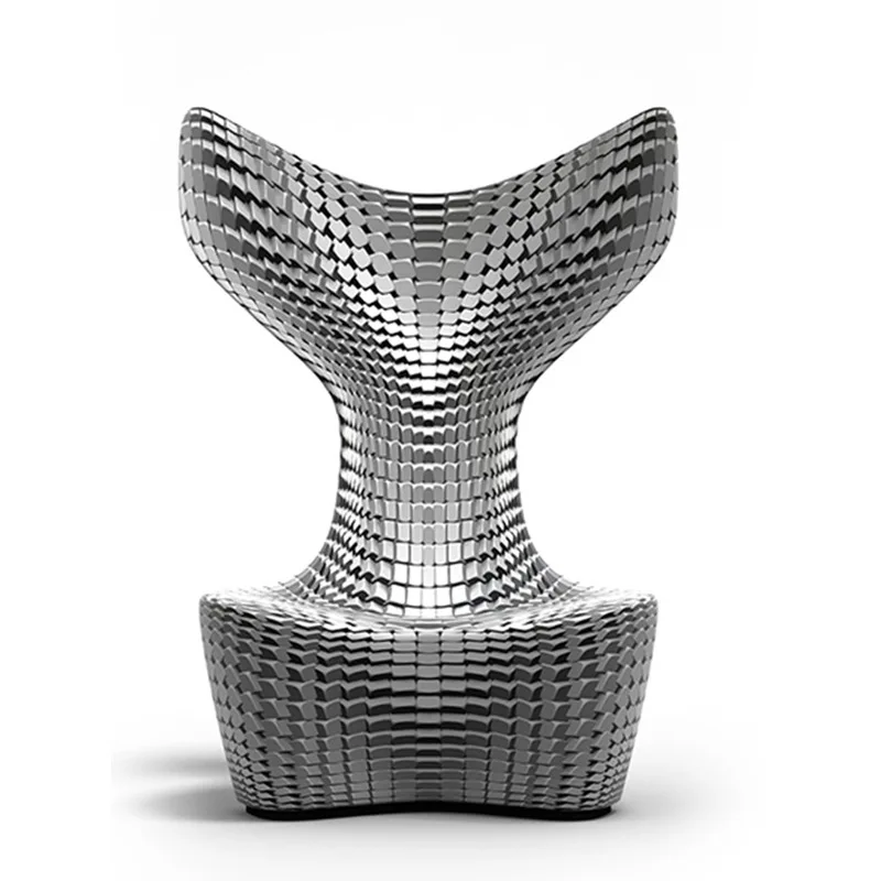 

Designer Creative Personality Whale Tail Chair Hotel Lobby Sales Office Special-shaped single sofa chair