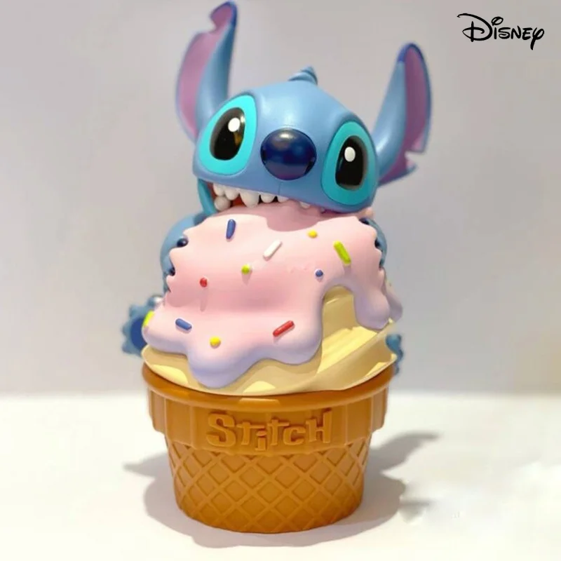 Disney Interstellar Treasure Stitch Ice Cream Image Trendy Play Hand Operated Stitch Decoration Toys Gifts