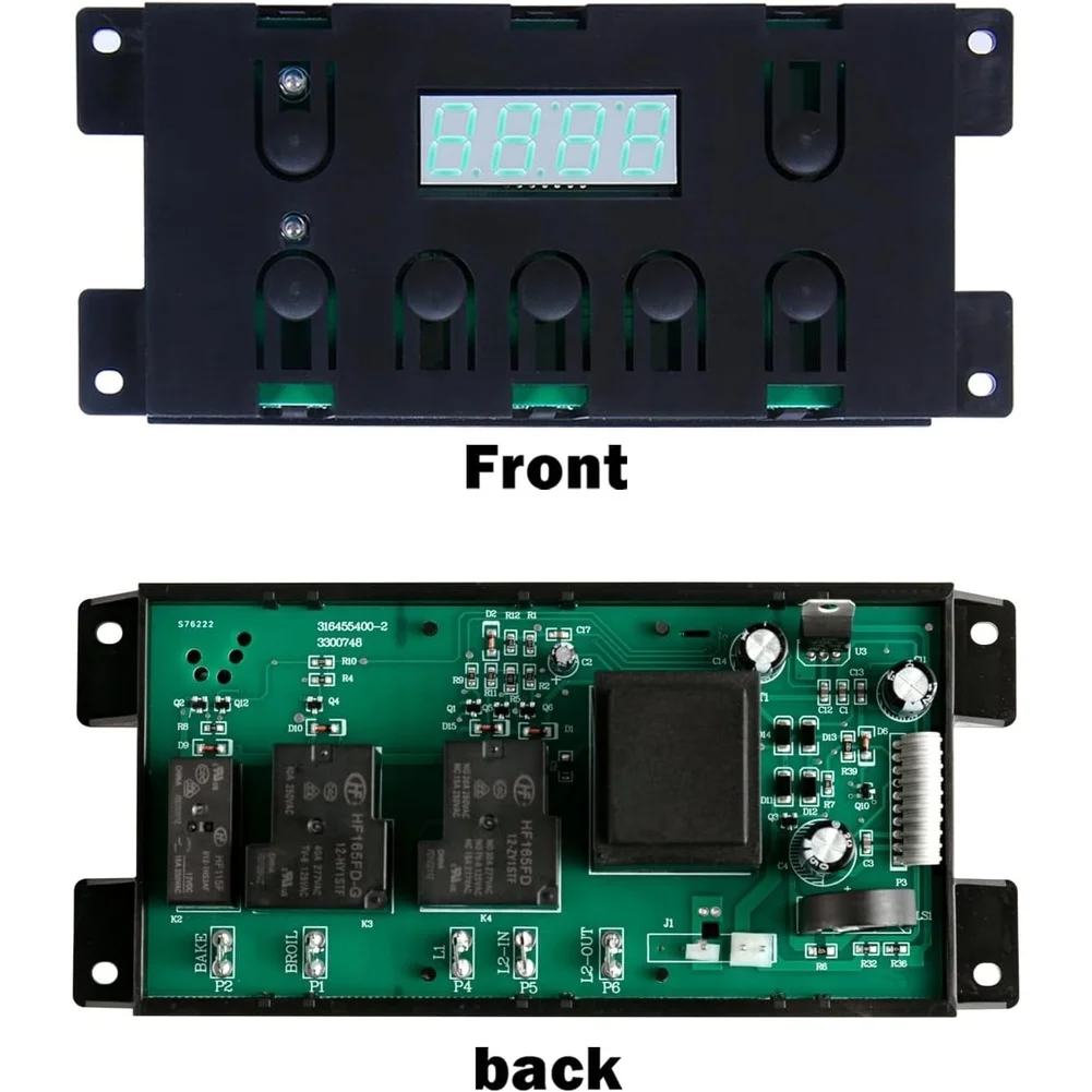 316455500 Oven Control Board Tempered Glass Touchscreen Black Replacement Part For Electrolux For Kenmore For Tappan Stove Clock