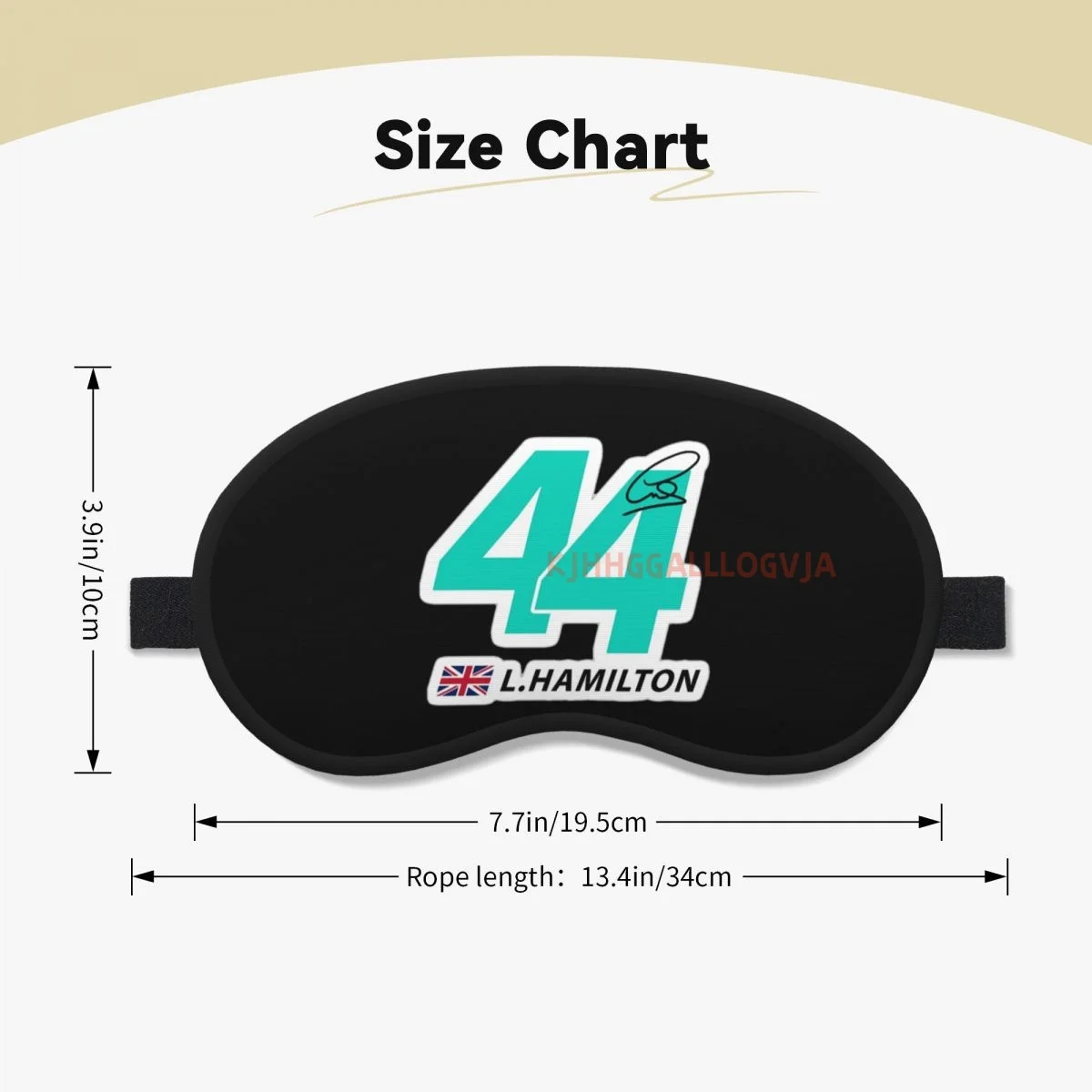 F1 Hamilton 44 1 Stück Schlafmaske Augenklappe Augenabdeckung für Reisen Entspannen Schlafmittel Augenklappe Schattierung Augenmaske