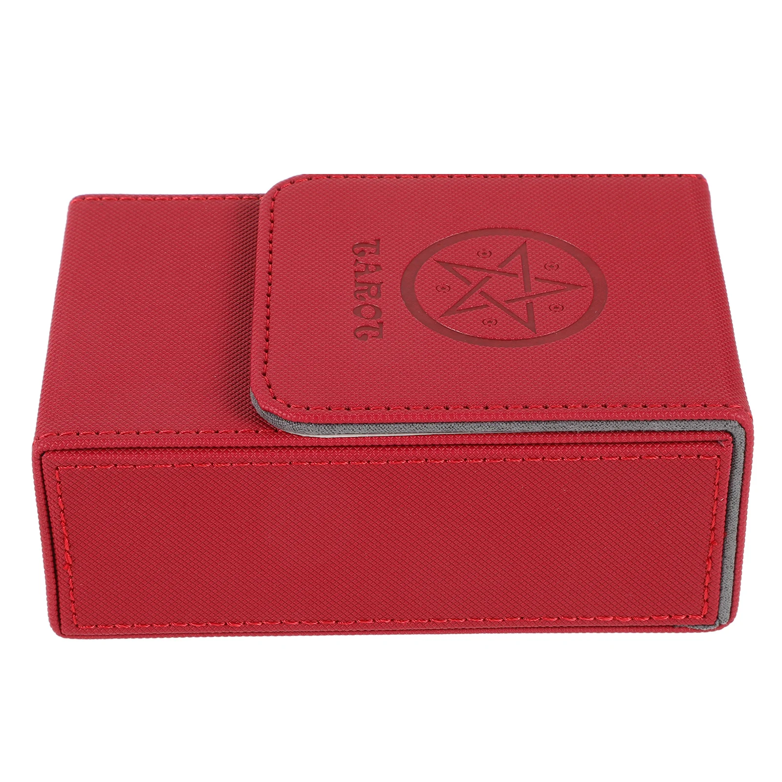 Boîte de rangement de cartes de Tarot, support Portable en Pu résistant aux rayures pour cartes de Poker, maquillage, cartes postales, organisateur de changement