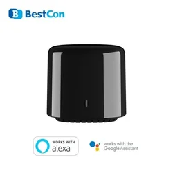 Broadlink RM4C Mini Bestcon Smart Remote Control Universal IR WiFi Infrared Remote Controls work with Alexa Google Home For AC